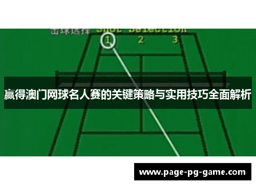 赢得澳门网球名人赛的关键策略与实用技巧全面解析